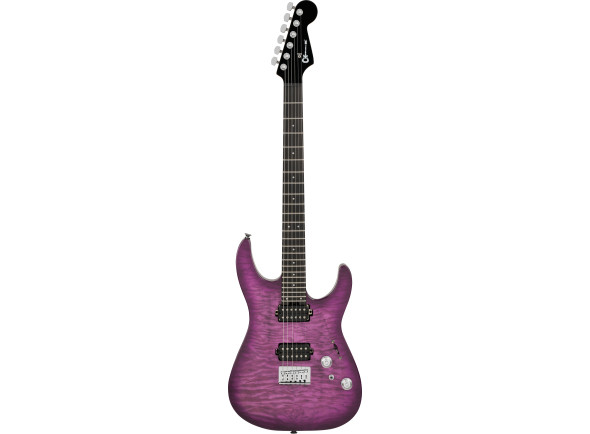 Charvel Pro-Mod Plus DK24 HH HT QM Ebony Fingerboard Violet Radiance Charvel Pro-Mod Plus DK24 HH HT QM Ebony Fingerboard Violet Radiance
